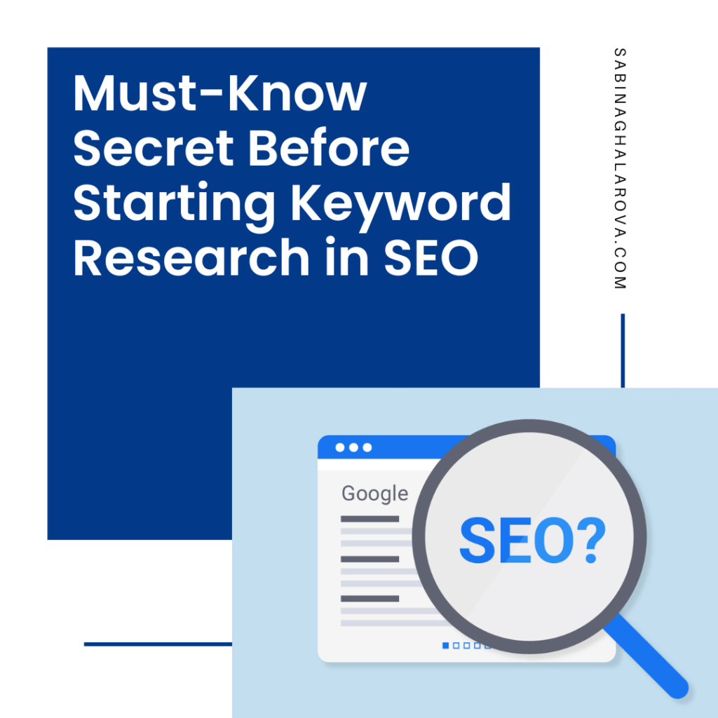 Must-Know Secret Before Starting Keyword Research in SEO